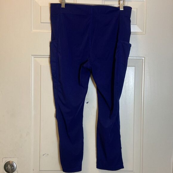 Sport Illustrated Purple Blue Leggings with Pockets Size XL - Picture 4 of 12